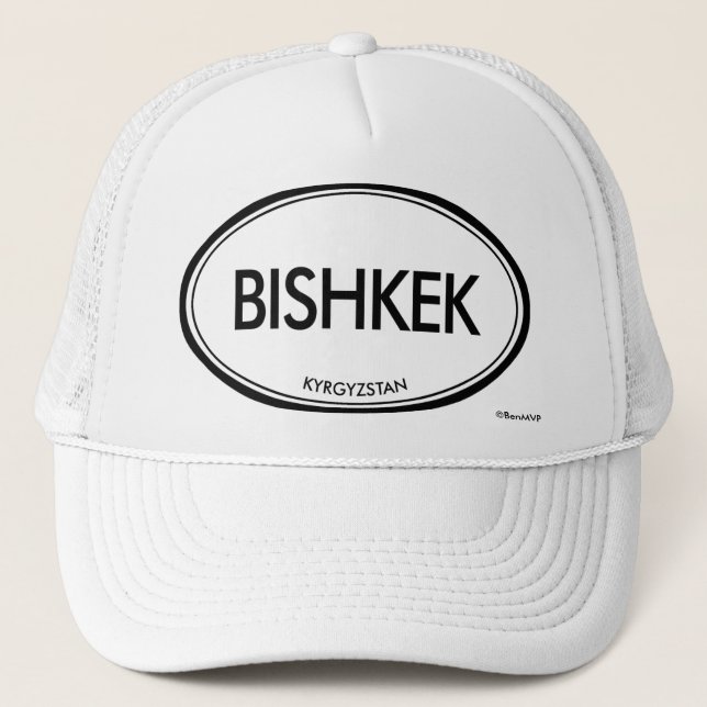 Gorra De Camionero Bishkek, Kirguistán (Anverso)