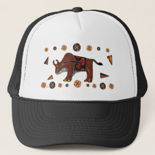 Gorra De Camionero Bison Americana 3D