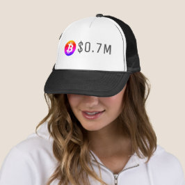 Gorra De Camionero Bitcoin $0.7M ($700K) Un Millón