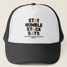 Gorra De Camionero Bitcoin Investor STAR HUMBLE STACK SATS Crypto