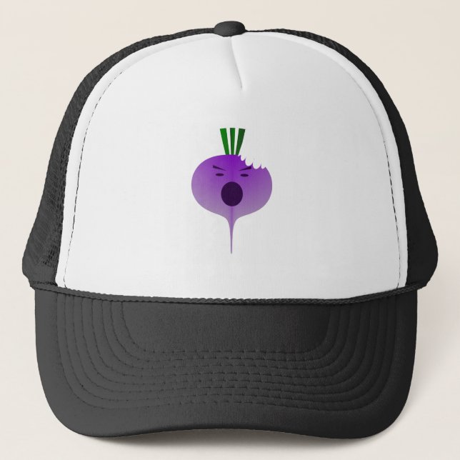 Gorra De Camionero Bite The Angry Turnip de Kenneth Yoncich (Anverso)