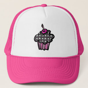 Gorra De Camionero bizcocho de cráneo de gótico