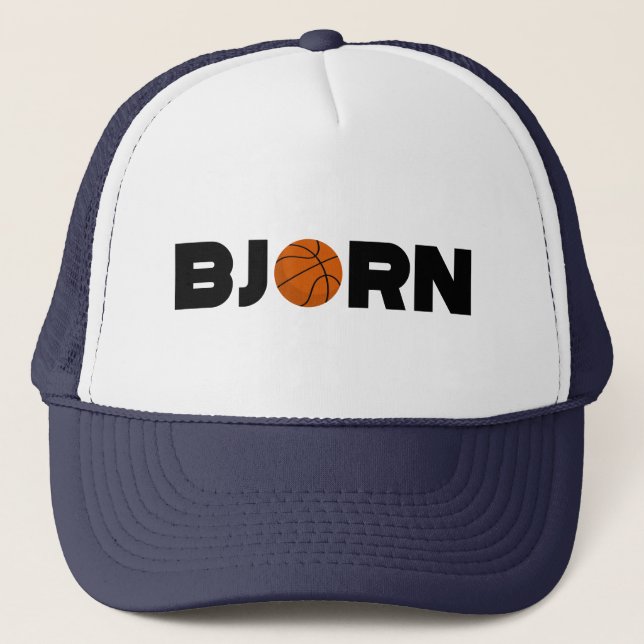 Gorra De Camionero Bjorn Basketball (Anverso)