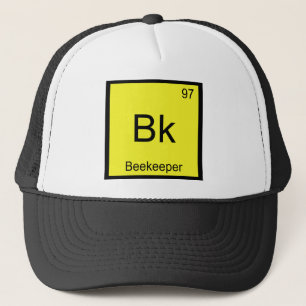 Gorra De Camionero Bk - Beekeeper Chemistry Element Symbol Bee Tee