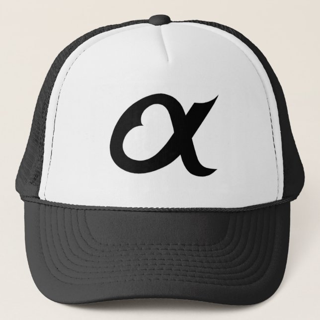 Gorra De Camionero black alpheart (Anverso)