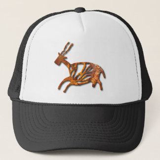 Gorra De Camionero Black Buck - óxido