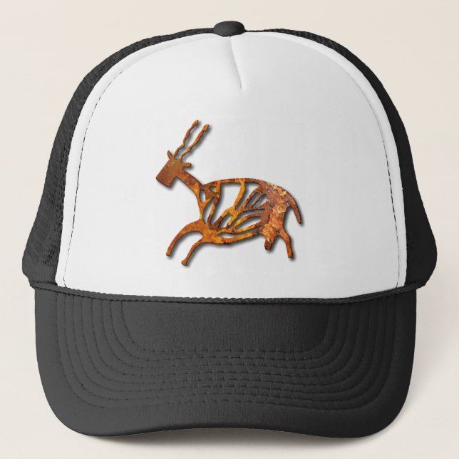 Gorra De Camionero Black Buck - óxido (Anverso)