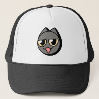 Gorra De Camionero Black Cartoon Cat