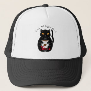 Gorra De Camionero Black Cat Coffee Break Thunder_Cove
