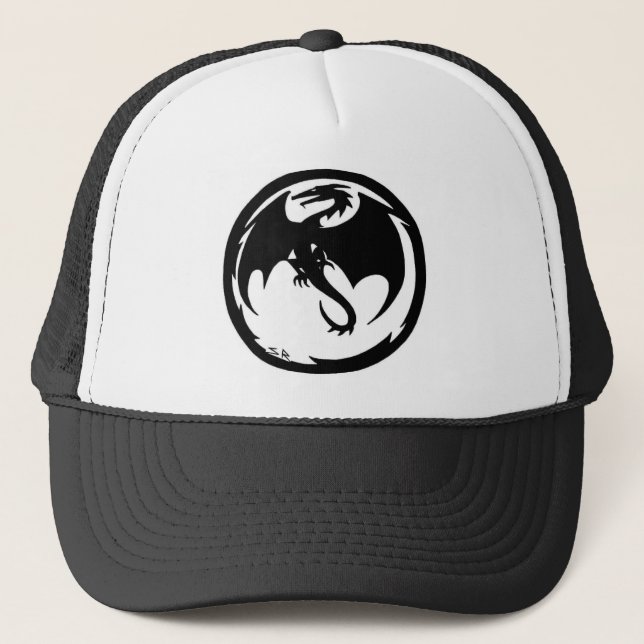 Gorra de camionero Black Dragon (Anverso)