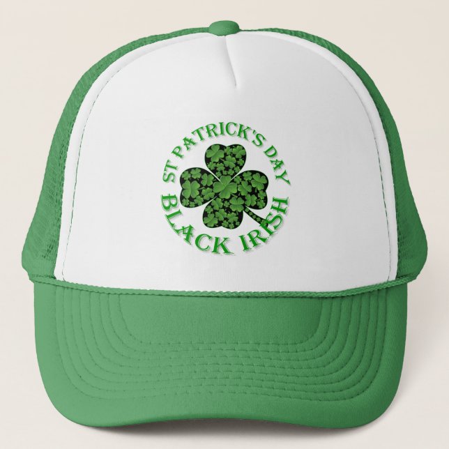 Gorra De Camionero Black Irish St Patrick (Anverso)