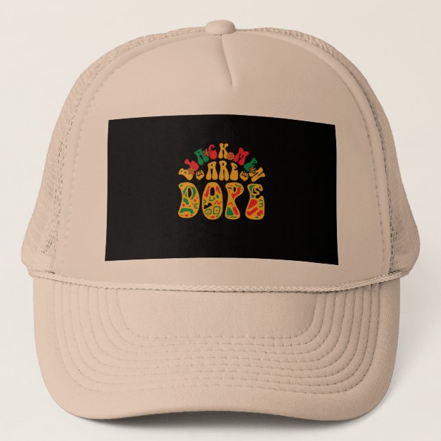 Gorra De Camionero black_men_are_dope_02 (Anverso)