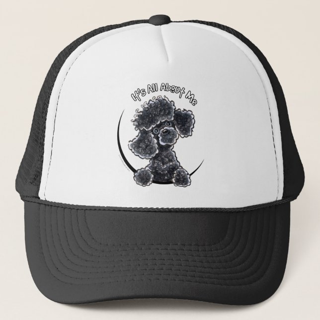 Gorra De Camionero Black Toy Poodle IAAM (Anverso)