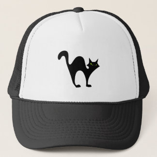 Gorra De Camionero Blackcat de Halloween