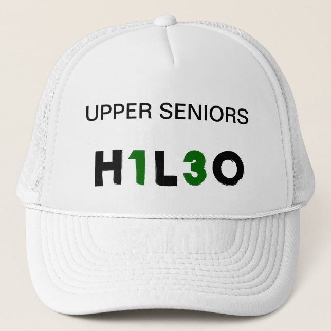 GORRA DE CAMIONERO BLANCO (Anverso)