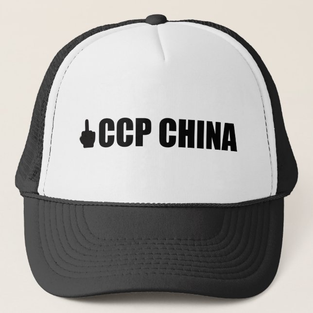 GORRA DE CAMIONERO BLANCO CCP CHINA MAGA GEAR (Anverso)