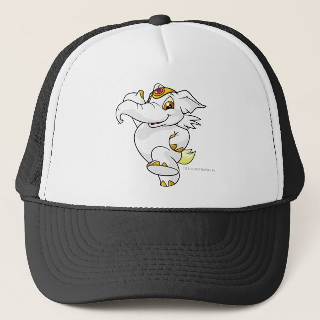 Gorra De Camionero Blanco de Elephante (Anverso)