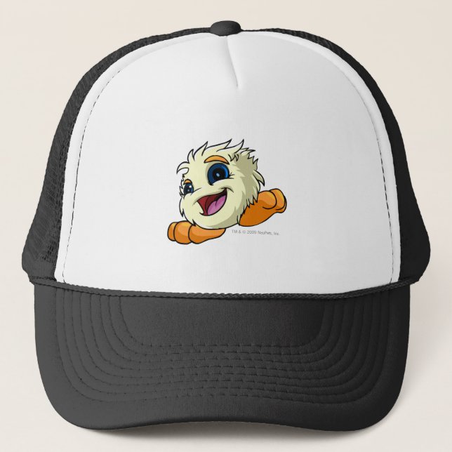 Gorra De Camionero Blanco de JubJub (Anverso)