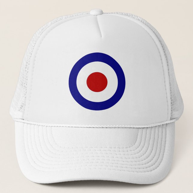 Gorra De Camionero Blanco de la MOD (Anverso)