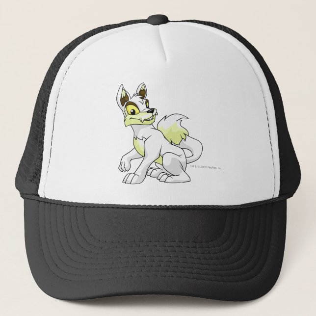 Gorra De Camionero Blanco de Lupe (Anverso)