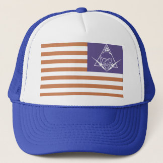 Gorra De Camionero blanco y paranoico rojos
