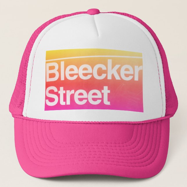Gorra De Camionero Bleecker Street, Greenwich Village, Manhattan NYC (Anverso)