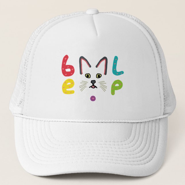 Gorra De Camionero Blep Cat (Anverso)