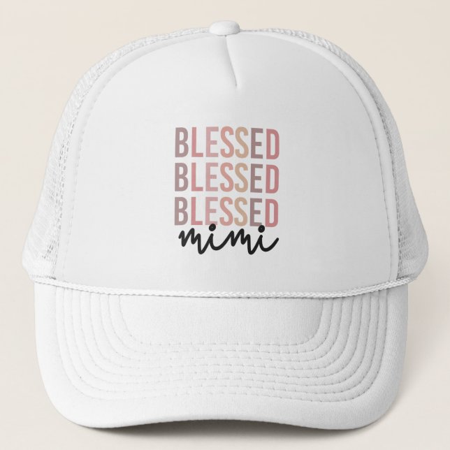 Gorra De Camionero Blessed Mimi | Regalos para la abuela Mimi (Anverso)