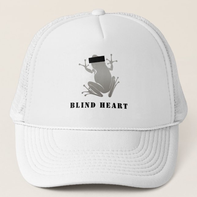 Gorra De Camionero Blind Heart Censored Silver Frog CustomText (Anverso)