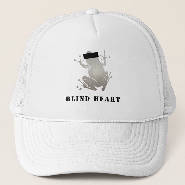 Gorra De Camionero Blind Heart Censored Silver Frog CustomText (Anverso)