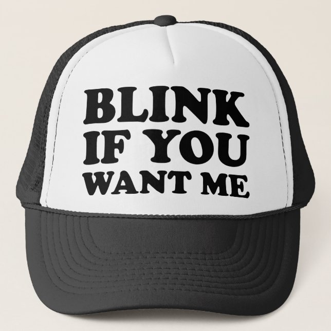 Gorra De Camionero Blink si me quieres (Anverso)