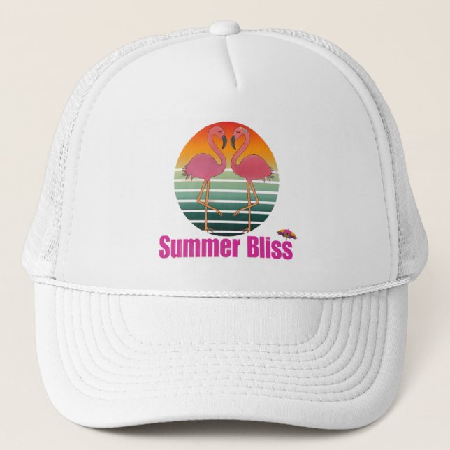 Gorra De Camionero Bliss de verano (Anverso)