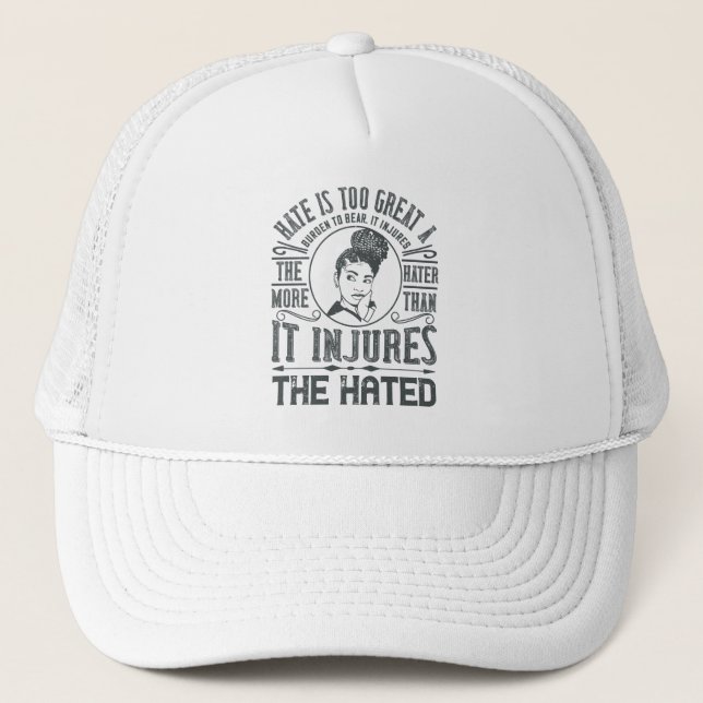 Gorra De Camionero BLM - Hate is too great a burden to bear (Anverso)