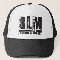 BLM Las vidas negras importan no soy una amenaza