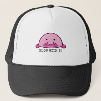 Gorra De Camionero Blob con ella / pez globo