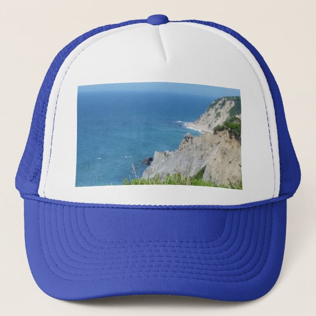 Gorra De Camionero Block Island Bluffs - Isla Block, Isla Rhode (Anverso)
