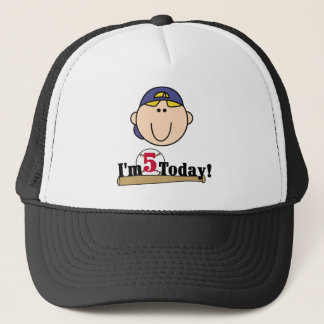 Gorra De Camionero Blond Boy Baseball 5º cumpleaños