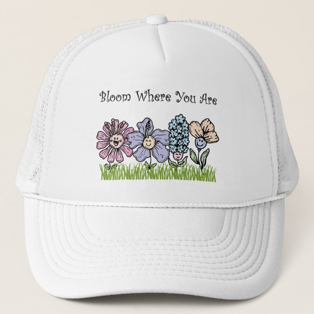 Gorra De Camionero Bloom Dónde Estás (Anverso)