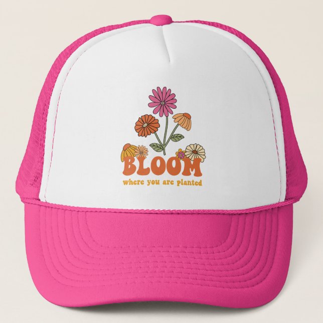 Gorra De Camionero Bloom donde te plantan (Anverso)