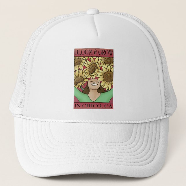Gorra De Camionero Bloom & Grow en Chico, CA (Anverso)
