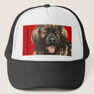 Gorra De Camionero Bloque del color de Leonberger