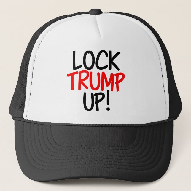 Gorra De Camionero Bloquear Trump Up (Anverso)