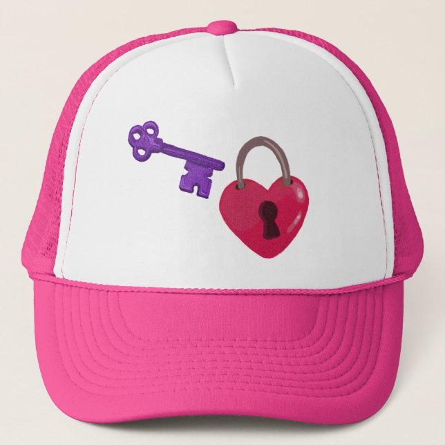 Gorra De Camionero Bloqueo de amor + tecla (Anverso)