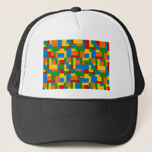 Gorra De Camionero bloques de plástico coloridos