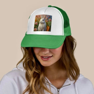 Gorra de camionero Blossom Bunny y Carrot Patch