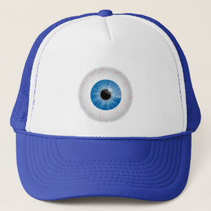 Gorra De Camionero Blue Bloodshot Eyeball Hat