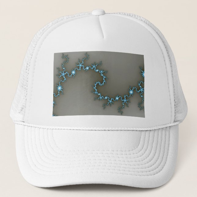 Gorra De Camionero Blue - Fractal (Anverso)