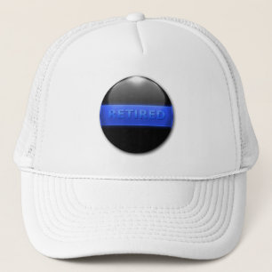 Gorra De Camionero Blue Line fino - oficial jubilado