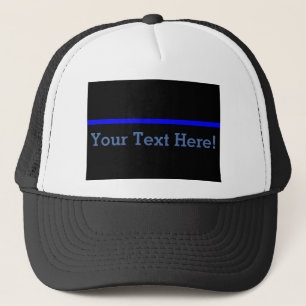Gorra De Camionero Blue Line fino simbólico personaliza esto