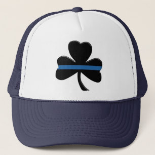 Gorra De Camionero Blue Line fino: Trébol